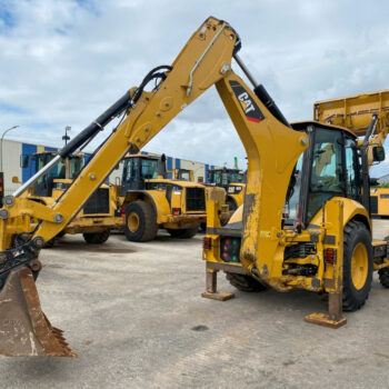 Caterpillar 432F2 graaflaad combinatie