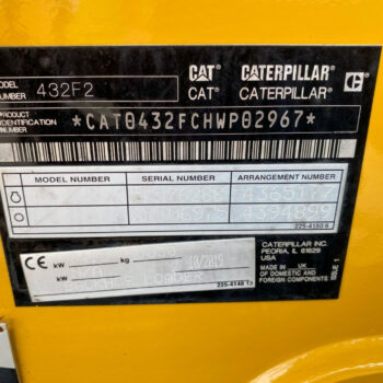 Caterpillar 432F2 graaflaad combinatie