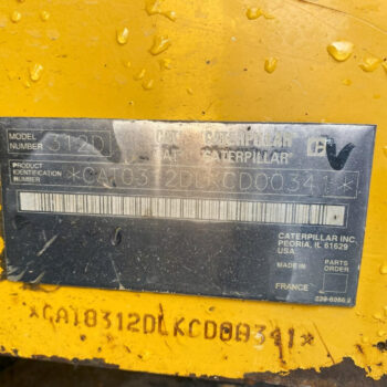 Caterpillar 312 DL rupsgraafmachine