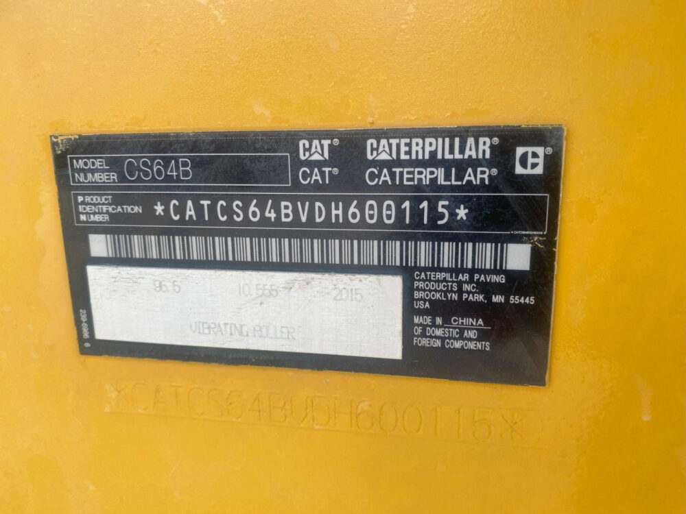 Caterpillar CS64B wals