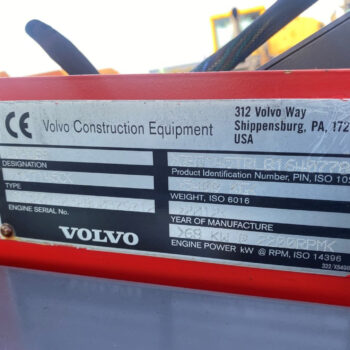 Volvo MCT145C geen 770 CAT285