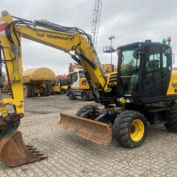 Yanmar B95W mobiele graafmachine