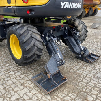 Yanmar B95W mobiele graafmachine