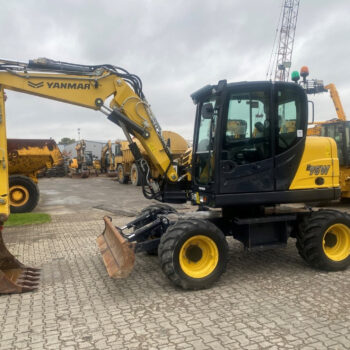 Yanmar B95W mobiele graafmachine