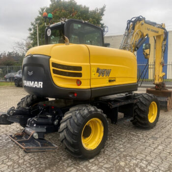 Yanmar B95W mobiele graafmachine