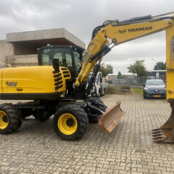 Yanmar B95W mobiele graafmachine
