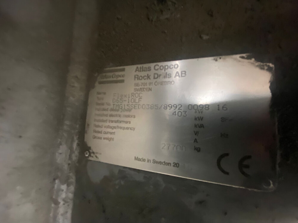 Atlas Copco Epiroc D65 surface drill