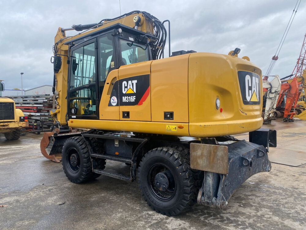 Caterpillar M316F mobiele graafmachine