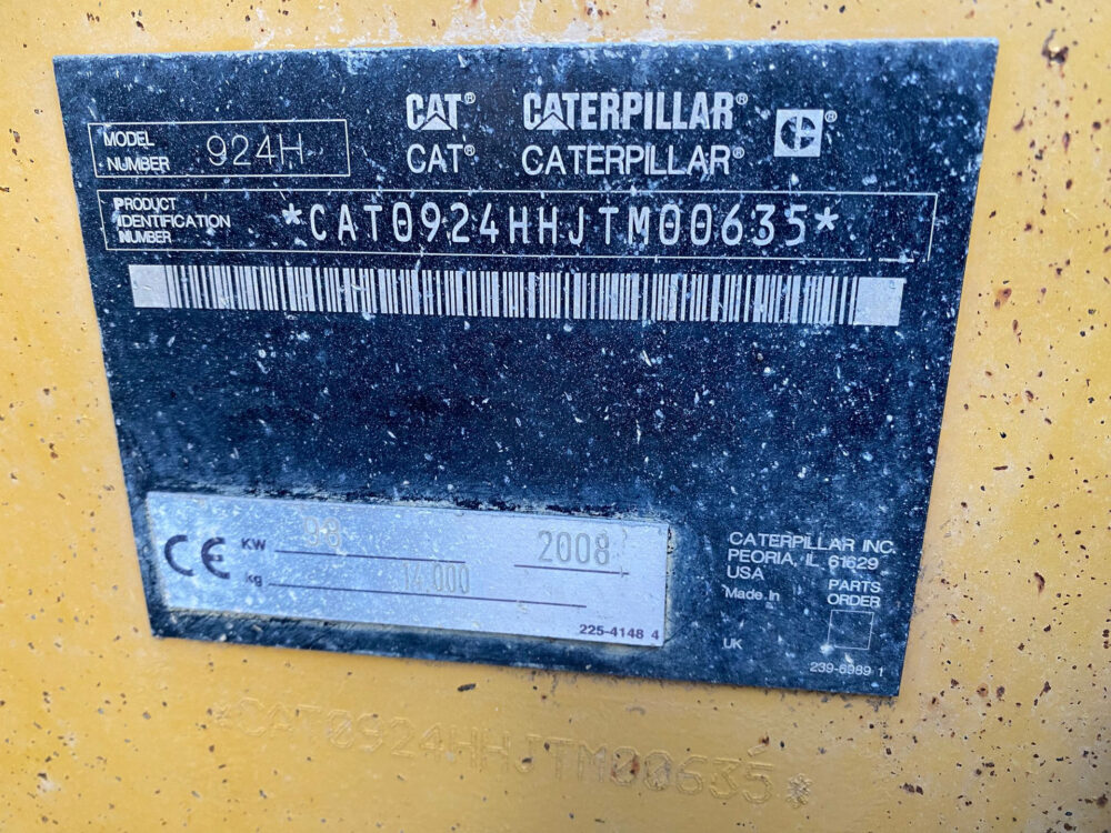 Caterpillar 924H wiellader