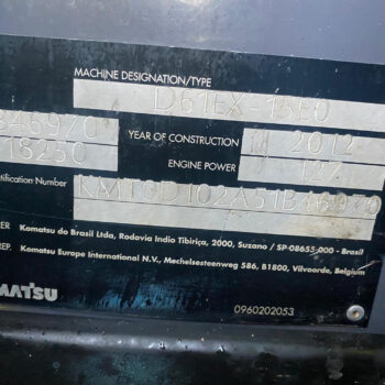 Komatsu D61 EX-15E0 bulldozer