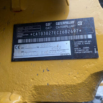 Caterpillar 302.7CR Next Gen minigraver