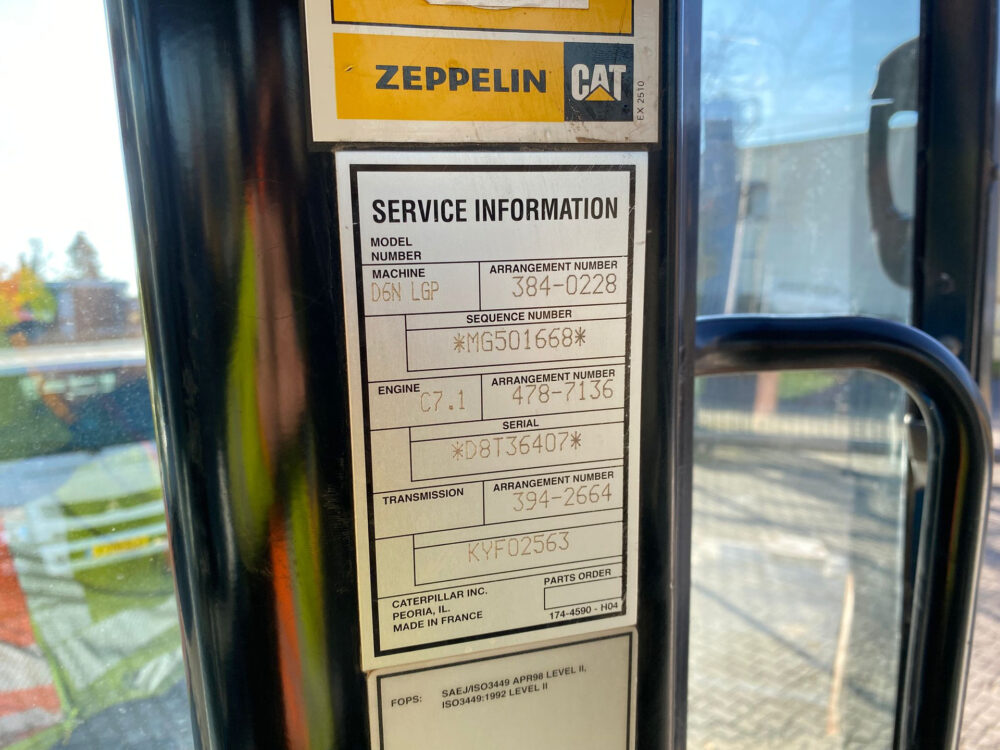 Caterpillar D6N LGP rupsdozer