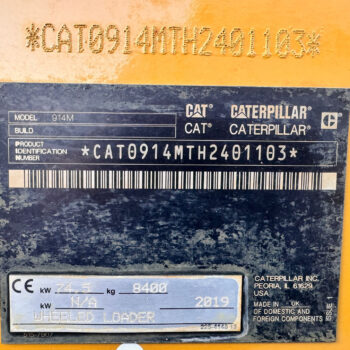 Caterpillar 914M wiellader