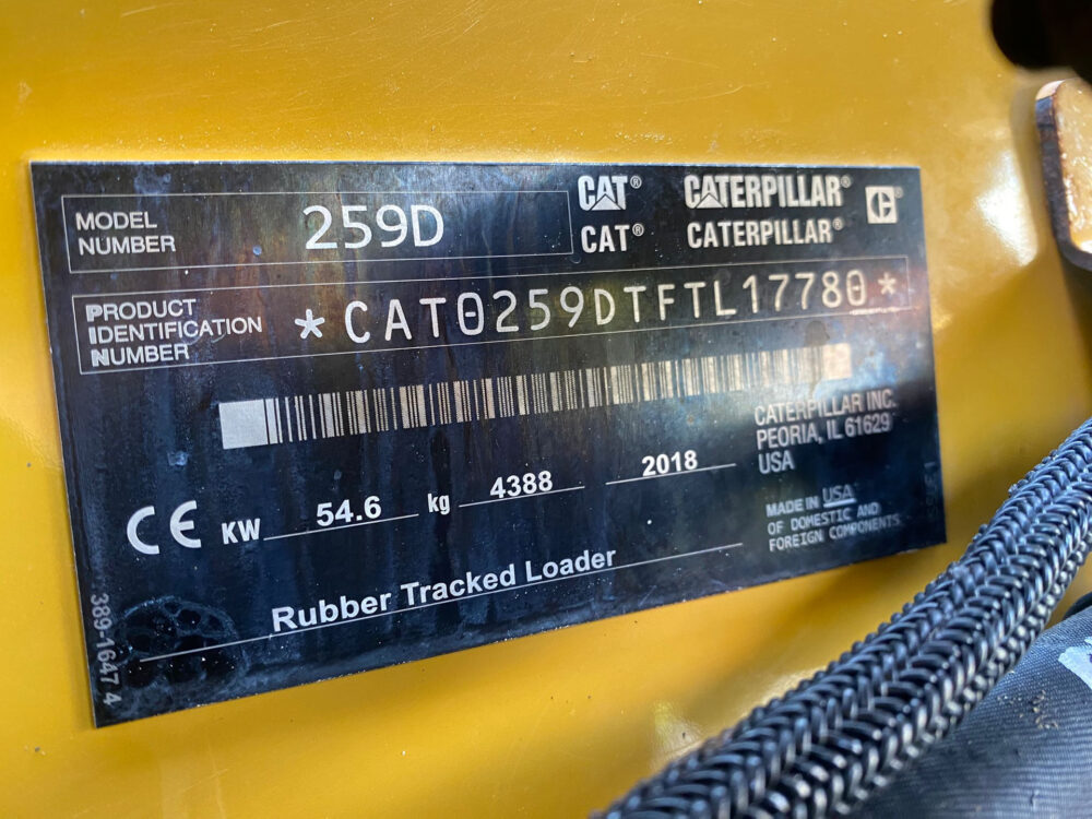 Caterpillar 259D rupslader