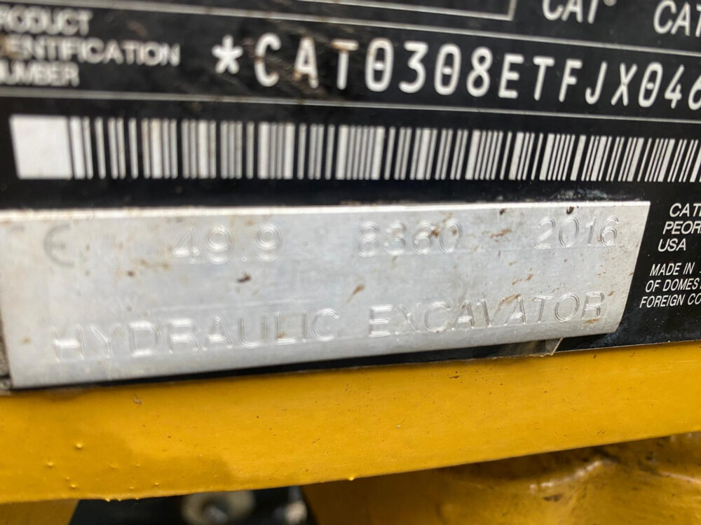 Caterpillar 308E2 CR midigraver