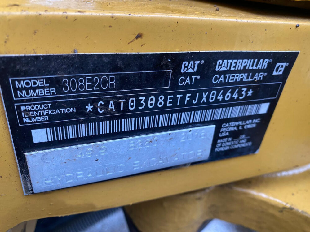 Caterpillar 308E2 CR midigraver