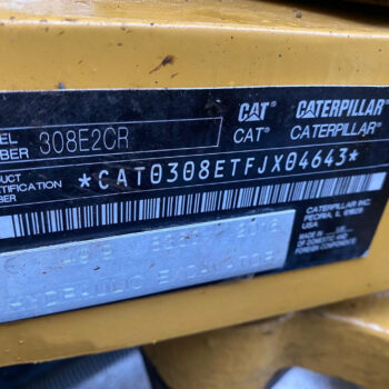 Caterpillar 308E2 CR midigraver