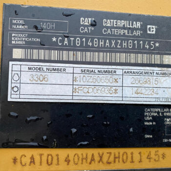 Caterpillar 140 H Grader