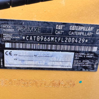 Caterpillar 966M wiellader