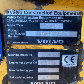 Volvo A40E 6×6 dumper