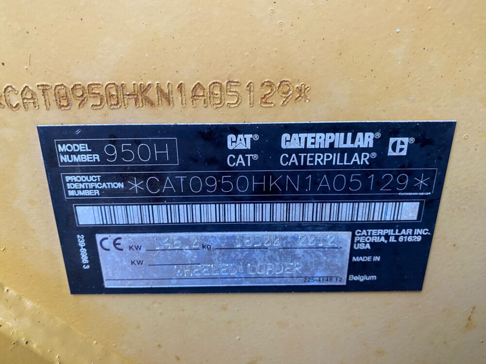 Caterpillar 950H wiellader