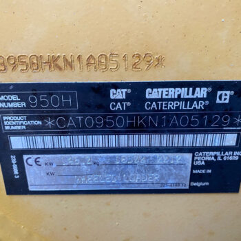 Caterpillar 950H wiellader