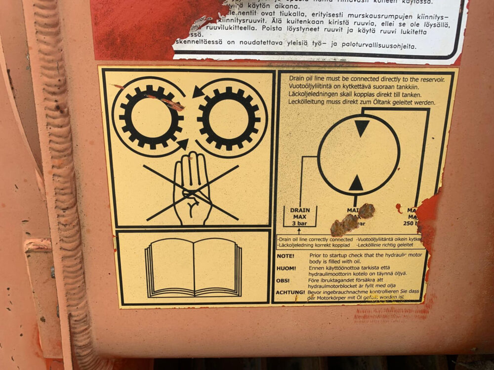 Zeefcrucher bak hydraulisch Allu SM 3-17