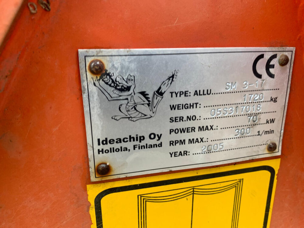 Zeefcrucher bak hydraulisch Allu SM 3-17