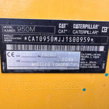 Caterpillar 950 M wiellader