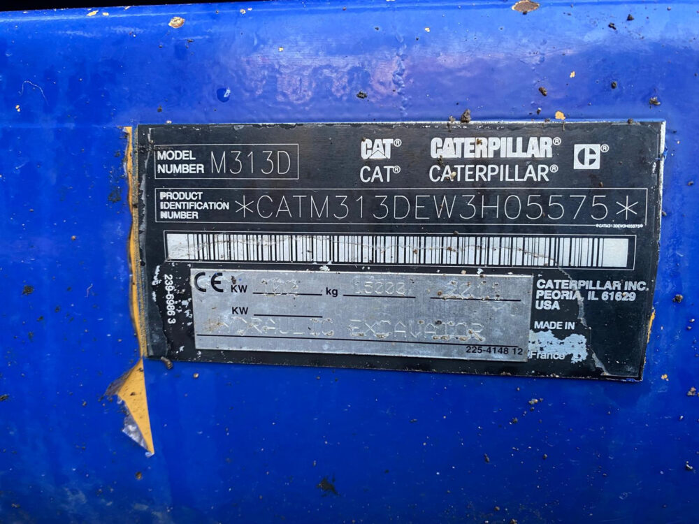 Caterpillar M313D mobiele graafmachine