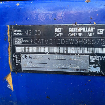 Caterpillar M313D mobiele graafmachine