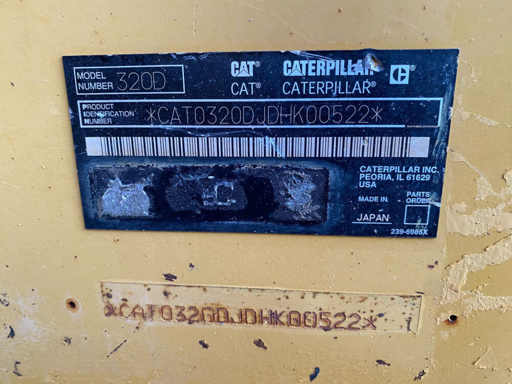Caterpillar 320 DL 3066 Engine!