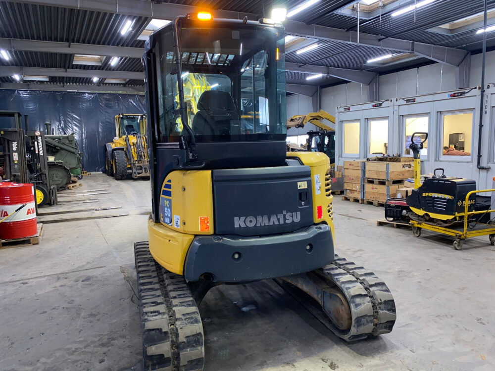 Komatsu PC50 MR-2 minigraver Roto+Aircon
