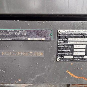 Volvo EC220EL rupsgraafmachine