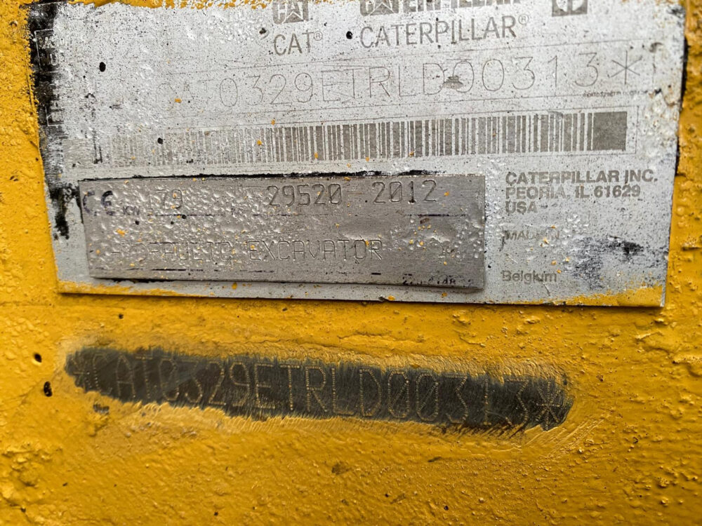 Caterpillar 329 ELN rupsgraafmachine