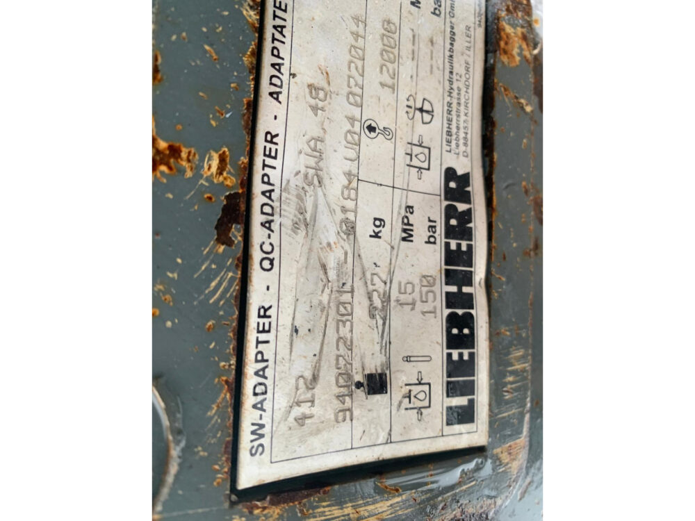 Liebherr SWA 48 hydraulische snelwissel