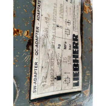 Liebherr SWA 48 hydraulische snelwissel