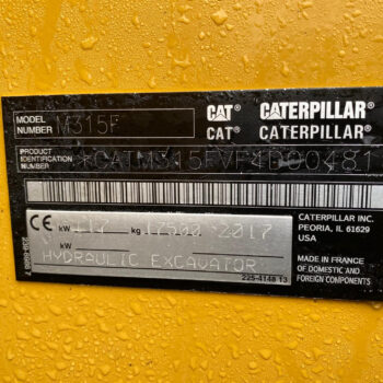 Caterpillar M315F mobiele graafmachine