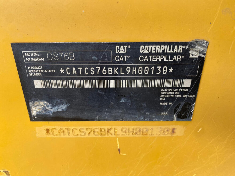 Caterpillar CS76 B wals