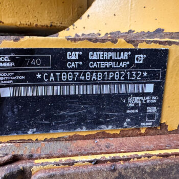 Caterpillar 740 knikdumper