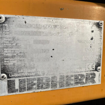 Liebherr A924C mobiele graafmachine