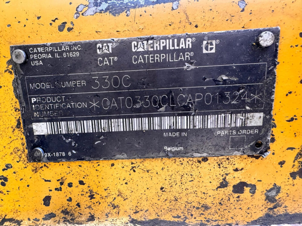 Caterpillar 330 C rupsgraafmachine