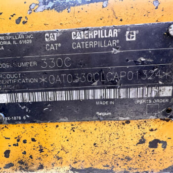 Caterpillar 330 C rupsgraafmachine