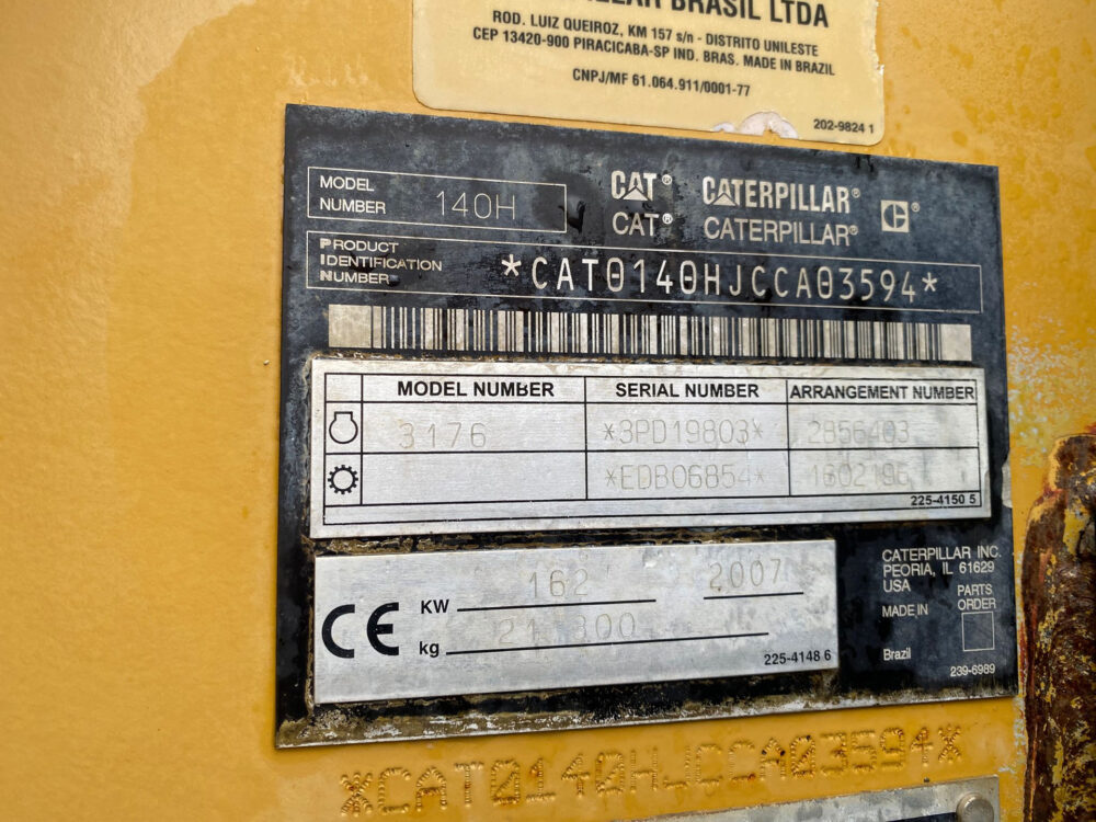 Caterpillar 140 H Grader