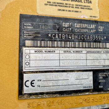 Caterpillar 140 H Grader