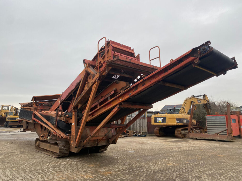 Extec Turbo Track mobiele zeef