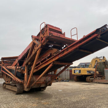 Extec Turbo Track mobiele zeef