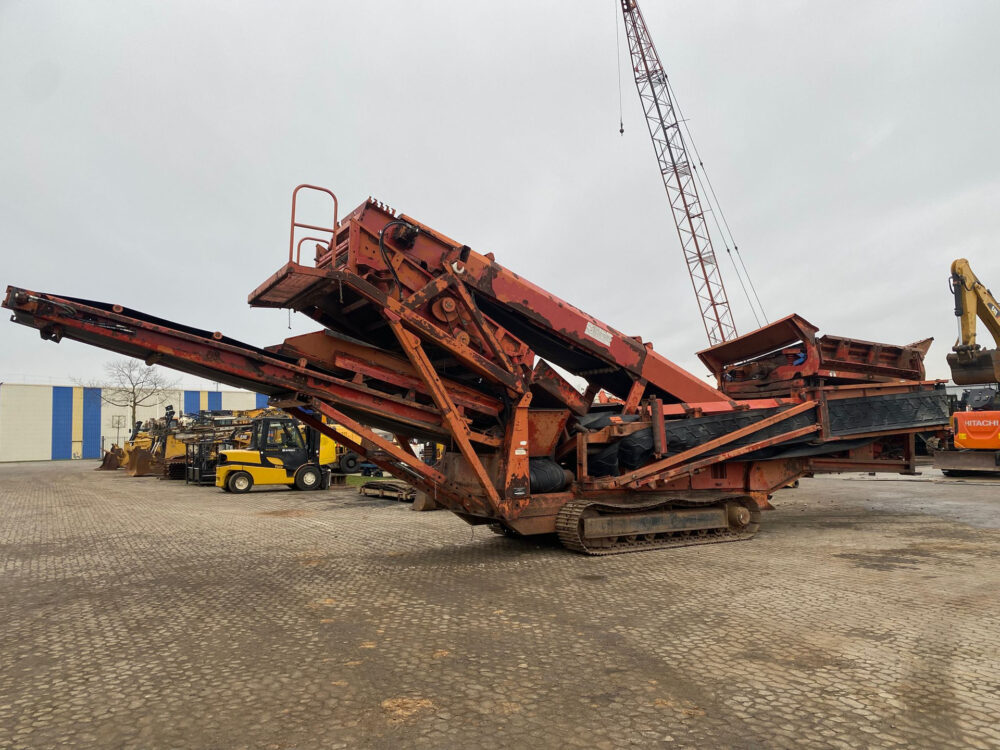 Extec Turbo Track mobiele zeef