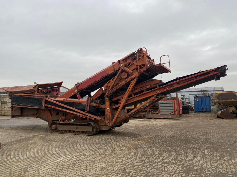 Extec Turbo Track mobiele zeef