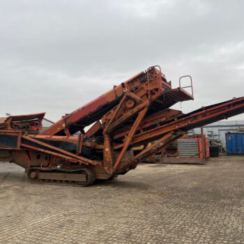 Extec Turbo Track mobiele zeef